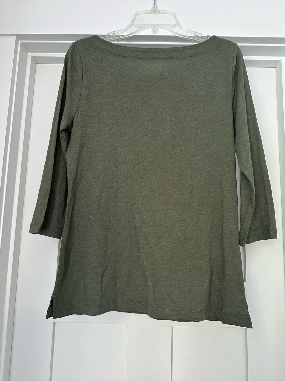 LOFT Olive Green Elephant Print Tee - Picture 5 of 5